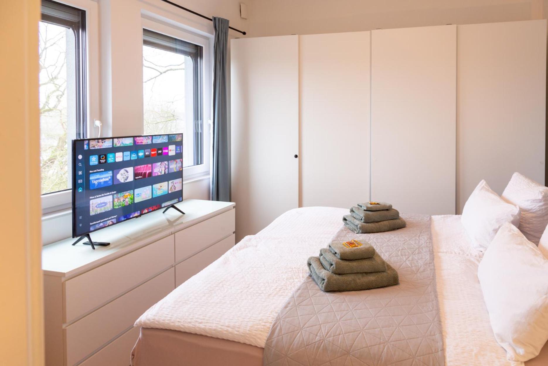 Micasa Ol - Modernes Penthouse - Stellplatz - Kueche - Wlan - Dachterrasse Apartment Oldenburg Exterior foto