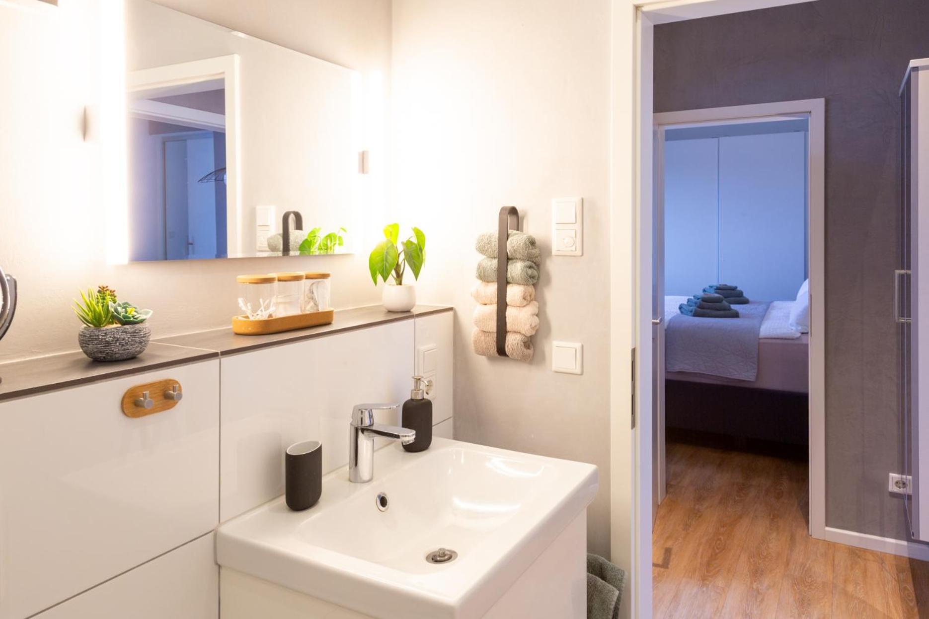 Micasa Ol - Modernes Penthouse - Stellplatz - Kueche - Wlan - Dachterrasse Apartment Oldenburg Exterior foto