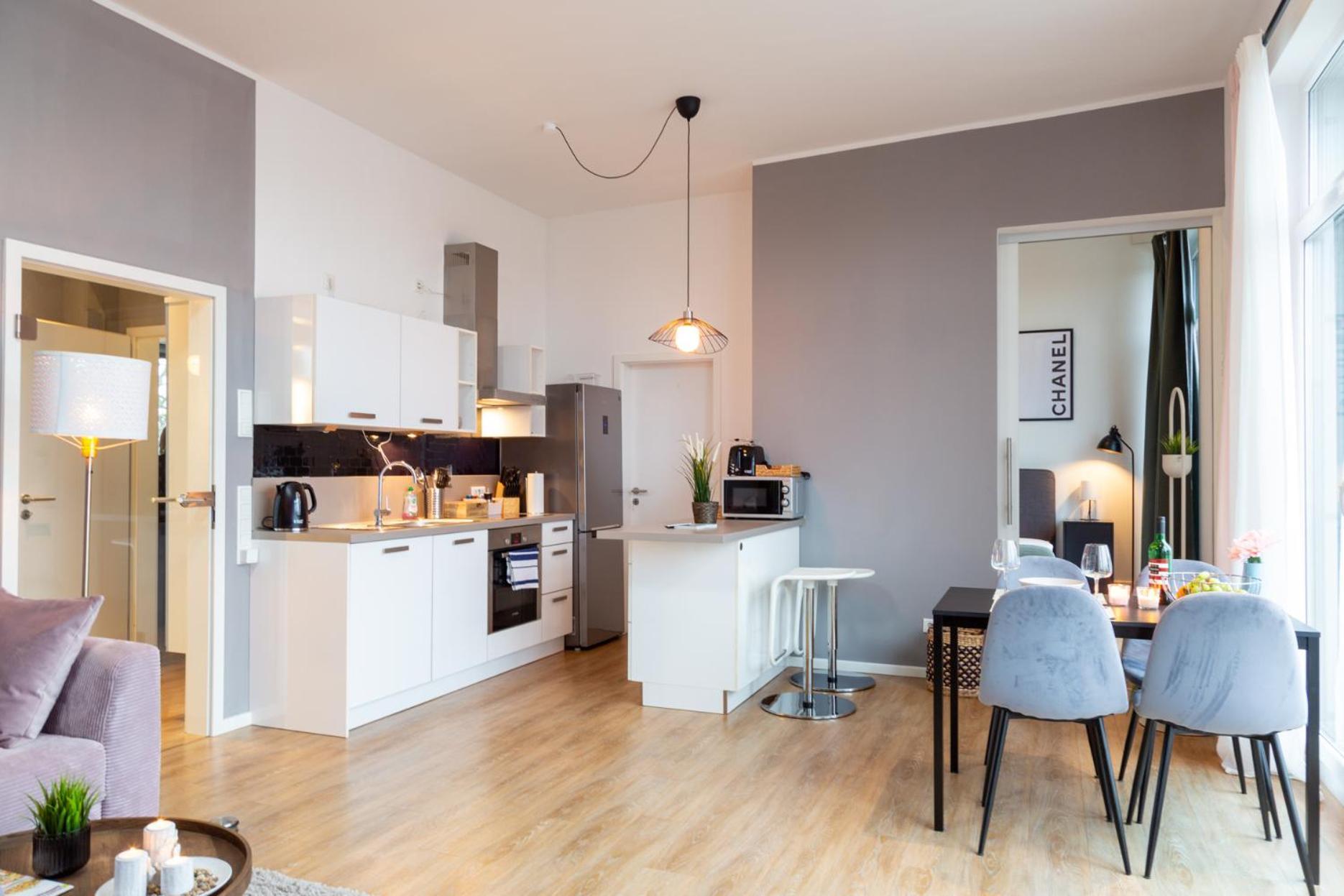 Micasa Ol - Modernes Penthouse - Stellplatz - Kueche - Wlan - Dachterrasse Apartment Oldenburg Exterior foto