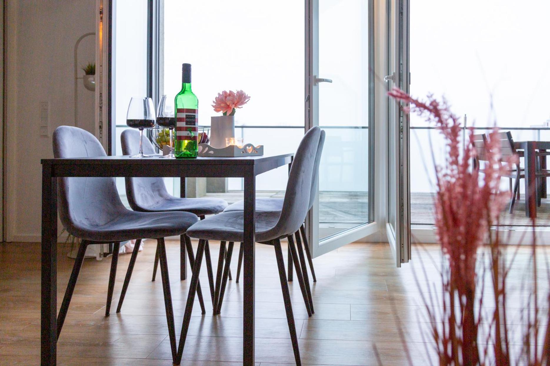 Micasa Ol - Modernes Penthouse - Stellplatz - Kueche - Wlan - Dachterrasse Apartment Oldenburg Exterior foto